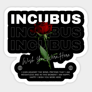 Incubus // Flower Sticker